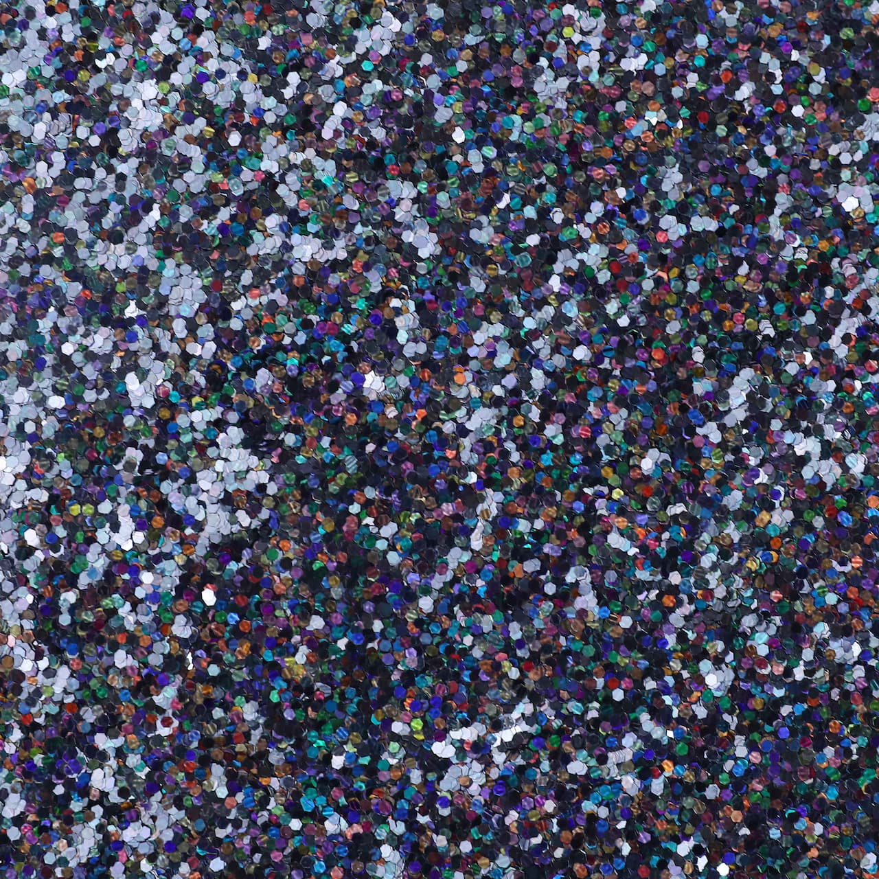 16 Pack: Black Chunky Polyester Glitter by Recollections™